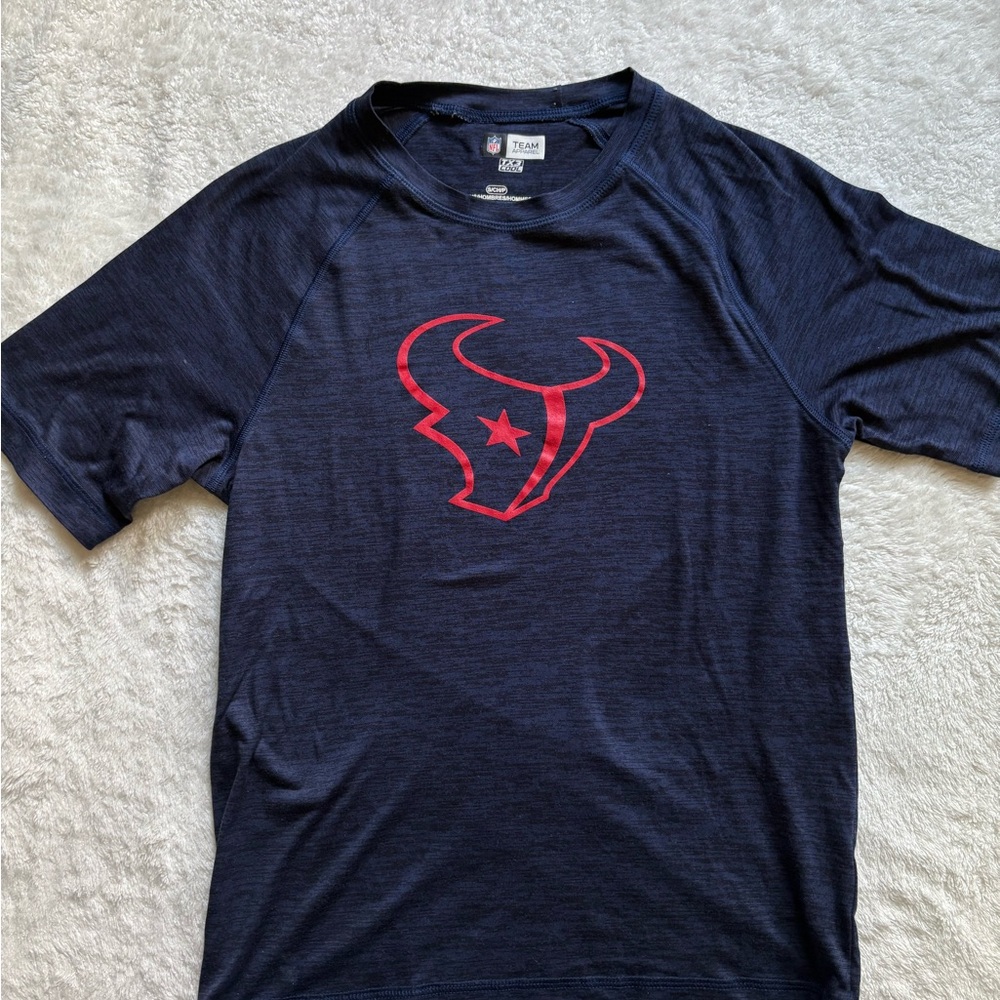 NFL Houston Texans Navy and Red Men's Shirt